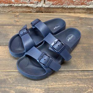 Youth Size 2 Slide Sandals Blue